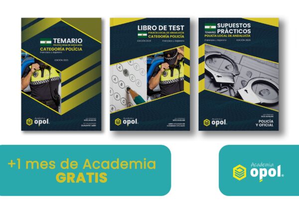 Packs Policía: Temario, Test y Supuestos para Andalucía