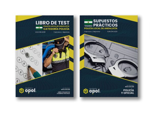 Packs Policía: Temario de Supuestos y Test para Andalucía