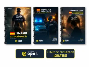 Packs General: Temario, Test y Supuestos para Policía Local