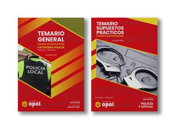 Packs General: Temario de Teoría y Supuestos para Policía Local